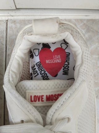 Zapatos Love Moschino Blancos Talla 40