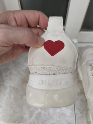 Zapatos Love Moschino Blancos Talla 40