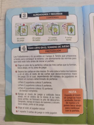 Los Futbolísimos: Campo 4 Juego de Cartas