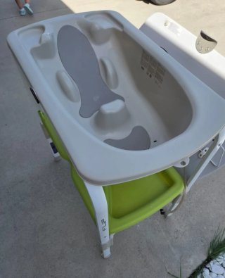 Bañera cambiador bebé