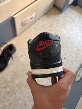 Zapatos Jordan 1 Low Negro Rojo