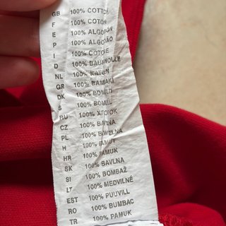 Polo Lotto Rossa Vintage Taglia XL