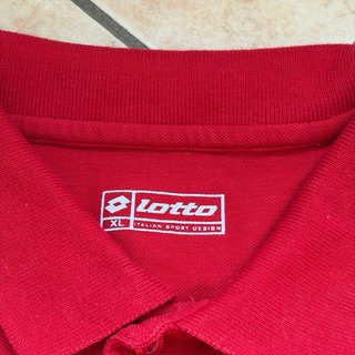 Polo Lotto Rossa Vintage Taglia XL