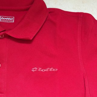 Polo Lotto Rossa Vintage Taglia XL
