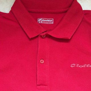 Polo Lotto Rossa Vintage Taglia XL