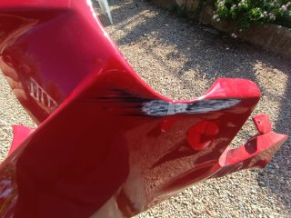 Carenado Fibra Honda CBR 600RR Rojo