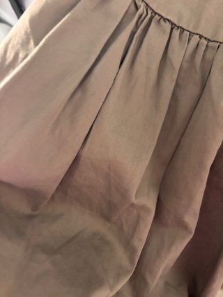 Vestido marron con botones