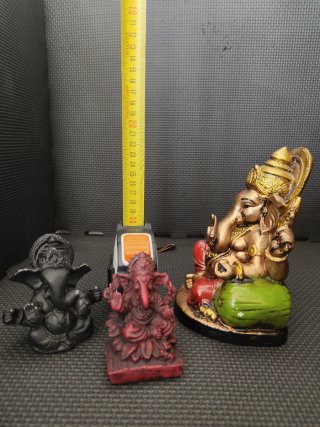 Pack 3 Figuras Dios Elefante Ganesha