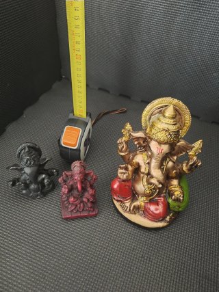 Pack 3 Figuras Dios Elefante Ganesha