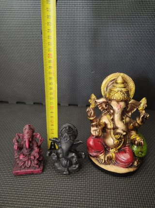 Pack 3 Figuras Dios Elefante Ganesha