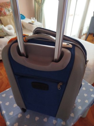 Maleta de viaje Zen Bags azul y gris
