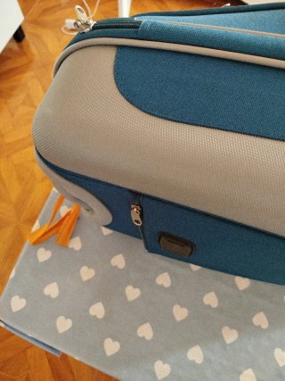 Maleta de viaje Zen Bags azul y gris