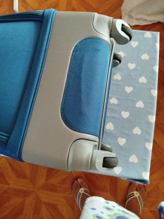Maleta de viaje Zen Bags azul y gris