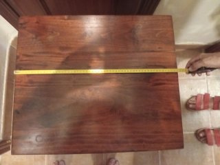 Baúl de madera teca
