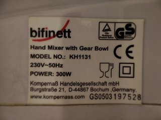 Sbattitore Bifinett KH1131 300W