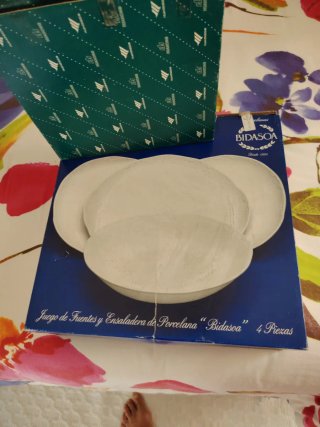 Juego Fuentes y Ensaladera Bidasoa Porcelana