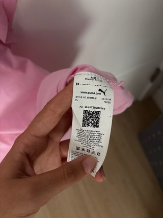 Camiseta Puma Rosa Talla S Mujer