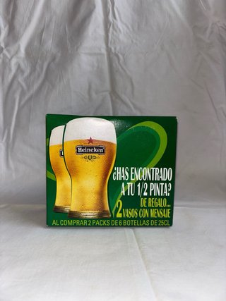 Pack 2 Vasos Heineken Cristal