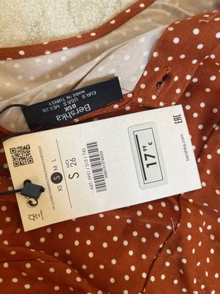 Camisa lunares manga larga
