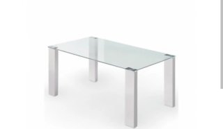 Mesa de cristal moderna