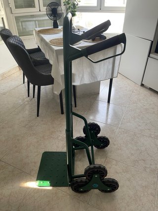 Carretilla Escaladora Metálica Verde