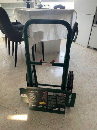 Carretilla Escaladora Metálica Verde