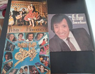 Lote Vinilos Flamenco y años 70 . Lote de 3 vinilo