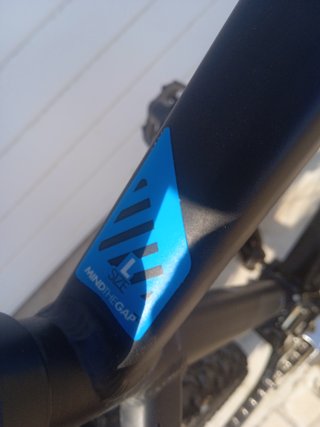 Bicicleta Rockrider ST520 Negra/Azul