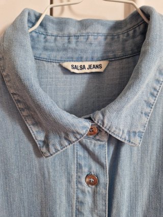 Camisa vaquera Salsa Oversize Talla S