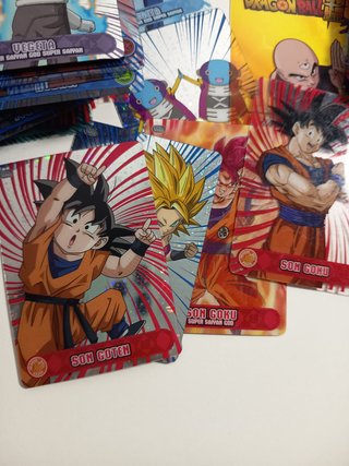 Lote 120 Cartas Dragon Ball Super Panini
