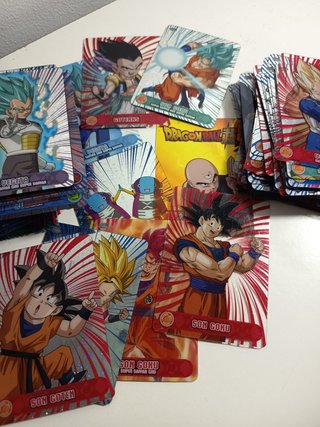 Lote 120 Cartas Dragon Ball Super Panini