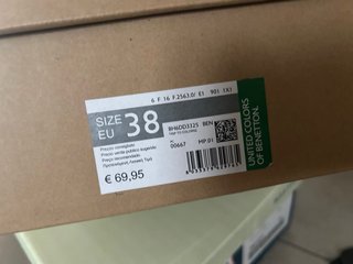 Zapatos United Colors of Benetton Talla 38 Marypaz