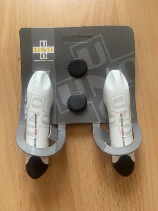 Apendices manillar MTB blancos