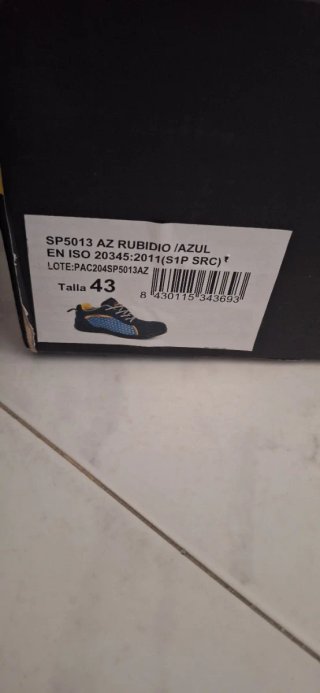 Zapatos de seguridad rubidio paredes