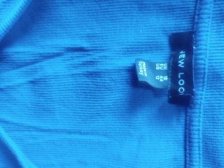Top corto New Look azul Talla XS