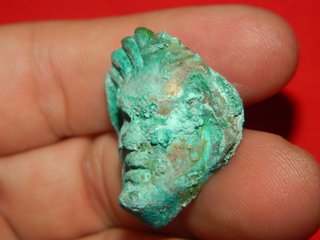 Espectacular exvoto Cabeza bronce Ibero Romana