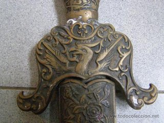 ESPADA CEREMONIAL JIAN. DINASTIA QING. CHINA. REPR