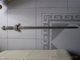ESPADA CEREMONIAL JIAN. DINASTIA QING. CHINA. REPR