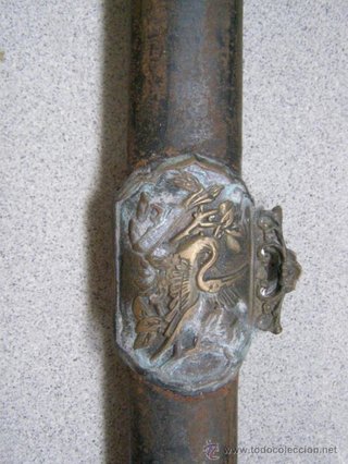 ESPADA CEREMONIAL JIAN. DINASTIA QING. CHINA. REPR