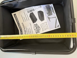 Cesta Bicicleta Trasera 45L + Funda Impermeable