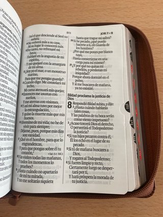 Biblia Portatil con Cierre Letra Grande 12 puntos