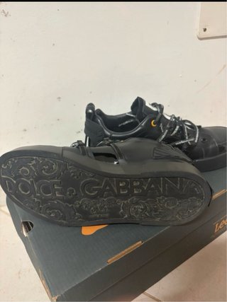 Sneakers Dolce & Gabbana nere logo