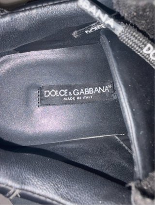 Sneakers Dolce & Gabbana nere logo
