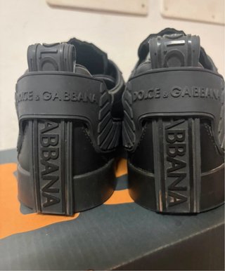 Sneakers Dolce & Gabbana nere logo