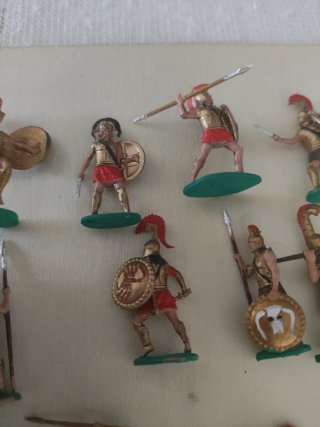 Figuras Guerreros Espartanos