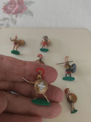 Figuras Guerreros Espartanos