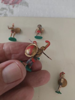 Figuras Guerreros Espartanos