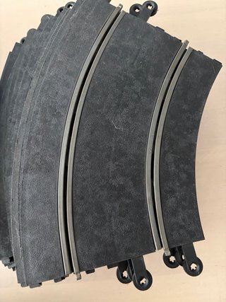 30 pistas curvas Scalextric antiguo vintage tramo