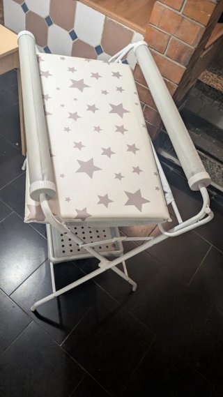 Bañera para bebé con cambiador