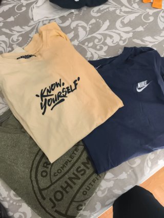 Lote 3 Camisetas: Nike, Know Yourself